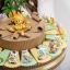 Torta Bomboniere da 20 Fette con animali della giungla
