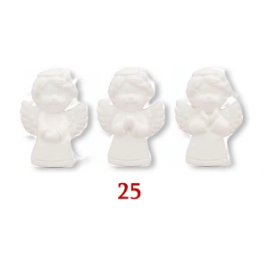 Gessetti Decorativi per Applicazione Bomboniere 25 Angioletti