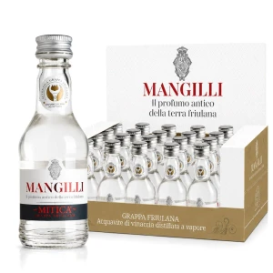Grappa Friulana Mangilli Mitica 3 cl Mignon Bomboniere e Segnaposto