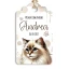 Tag Tema Gatto Personalizzabile