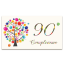 Bigliettini Bomboniere Compleanno 1, 18, 30, 40, 50, 60, 70, 80, 90, 100 anni