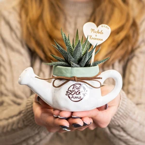 Bomboniere Linea Sogna 2026 Annaffiatoi standard portapiantina in porcellana