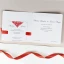Partecipazioni Matrimonio Eleganti con cuore Rosso - Ombrone