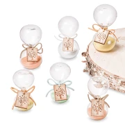 Bomboniere 2026 Linea Nuance Clessidre in vetro con ciondolo albero della vita