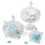 Contenitori confettata scatola porta-confetti con coperchio in vetro con decorati