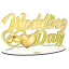 Decorazione da tavolo "Wedding Day" per Matrimonio