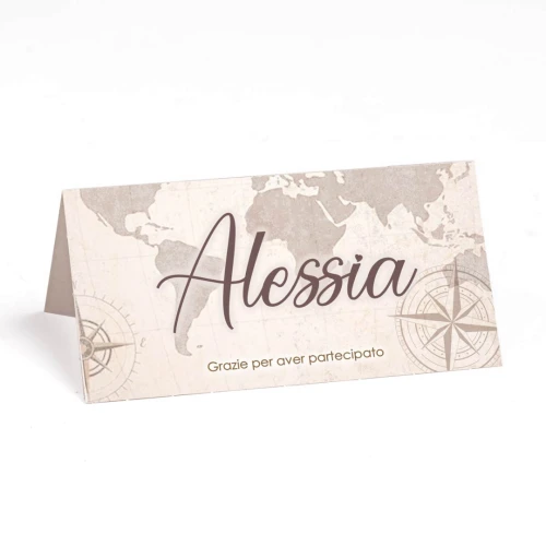 Segnaposto Personalizzabili tema Viaggio