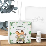 Bomboniere 2026 Tema Giungla Profumatore a LED Personalizzabile