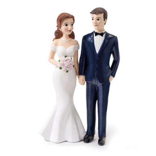 Cake Topper Matrimonio sposi eleganti