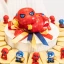 Torta Bomboniere per Maschio 20 Fette con Spiderman e Capitan America