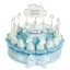 Torta Bomboniere da 15 Fette con torta di compleanno celeste