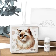 Bomboniere 2026 Tema Gatto Profumatore a LED Personalizzabile