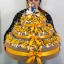 Mega Torta di Bomboniere per matrimonio con 49 sacchetti maioliche e girasoli  made in italy