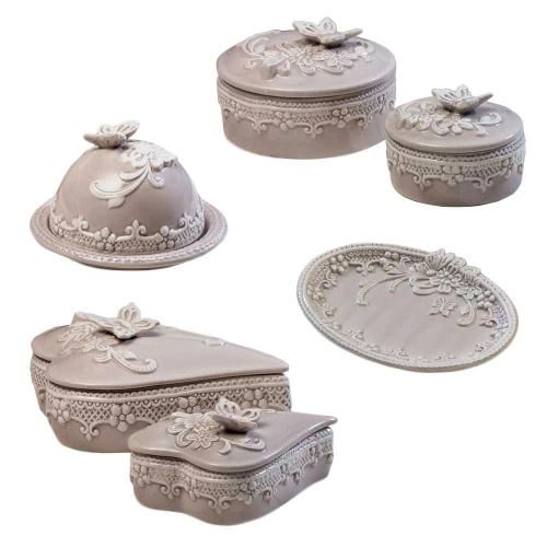 bomboniere porcellana per matrimonio stile shabby chic