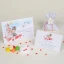 Partecipazioni Matrimonio Originali con sposi disegno stile bambino - Cicogna