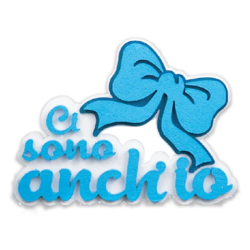 Decorazione per Nascita maschio \"ci sono anch\'io\"