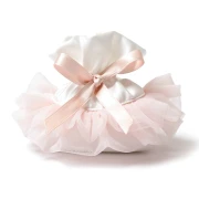 Bomboniere 2026 Linea Plissé Sacchettino Portaconfetti Tondo con tutù