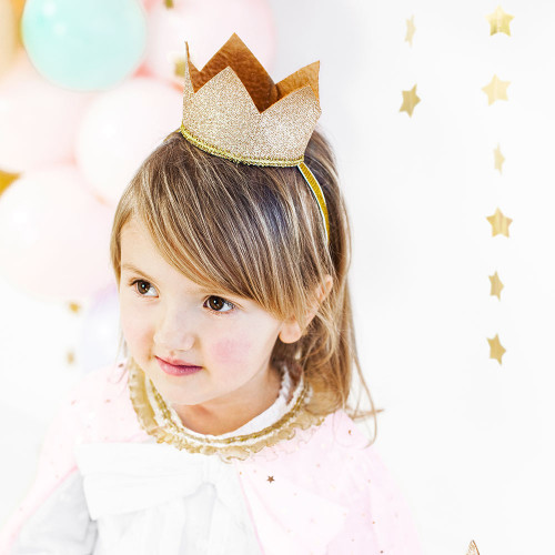 Corona oro da principessa per bambina