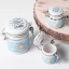 Bomboniere Battesimo e Nascita 2025 Linea Baby Box Barattolino Orsetto Celeste con frase