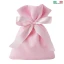 Sacchetto rosa in cotone Made in Italy alta qualità