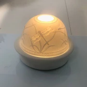 Ultimi 45 pezzi Lampada Libellula Led in Ceramica Piccola 10 x h8 cm