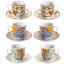 Bomboniere Matrimonio 2027 Maioliche Set 2 tazzine con piattino e shopper