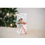 Idea Regalo Natale - Portacandele shabby in legno con decoro natalizio