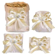 Sacchettini Portaconfetti Nozze d'Oro 50 Anni Matrimonio con CONFEZIONE