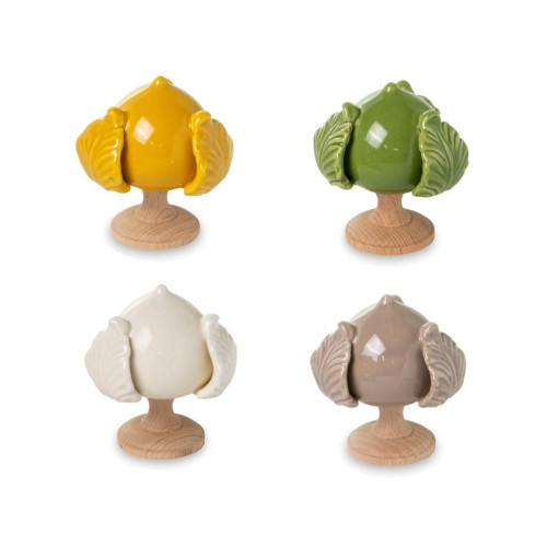 Bomboniere Pumo Pugliese colorato in ceramica e legno