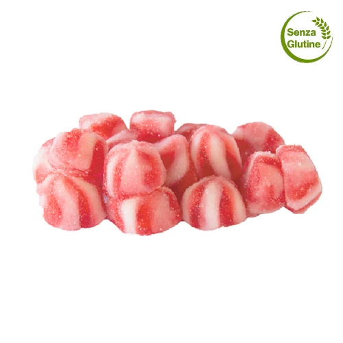 Caramelle twist Gommose Zuccherate Rosse