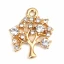 Ciondolo Albero della vita Oro con strass per Bomboniere