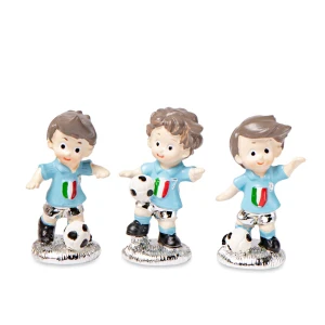Bomboniere 2026 Linea Mondiale Statuetta Calciatori italia in resina