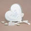 Partecipazione Nozze Originale sagomata a cuore - Triple Hearts