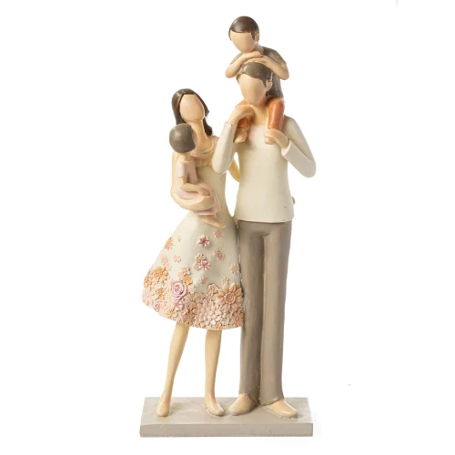 Cake Topper Famiglia con genitori e figli