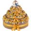 Mega Torta di Bomboniere per matrimonio con 49 sacchetti maioliche e girasoli  made in italy