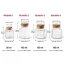 Barattolini in Vetro con Tappo in Sughero per Bomboniere, segnaposto e porta-Confetti