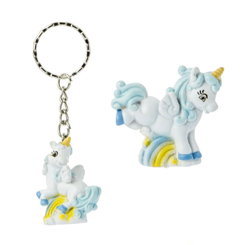 Bomboniere Battesimo Unicorno Celeste