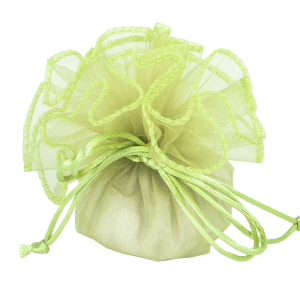 Tulle doppio con bordo e tirante VERDE