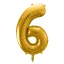Palloncini Numeri Oro o Argento in Latex