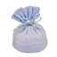 Sacchetto confettata portaconfetti Cuore Celeste in offerta stock