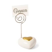 Bomboniere Linea Cuore 2026 Clip con cuore oro