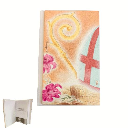 ULTIMI 18 PEZZI Bomboniera vangelo cresima 7x11 cm