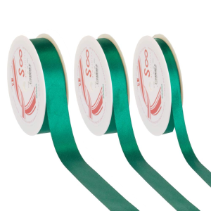 Nastri Raso colore Verde Smeraldo - rotoli 25m