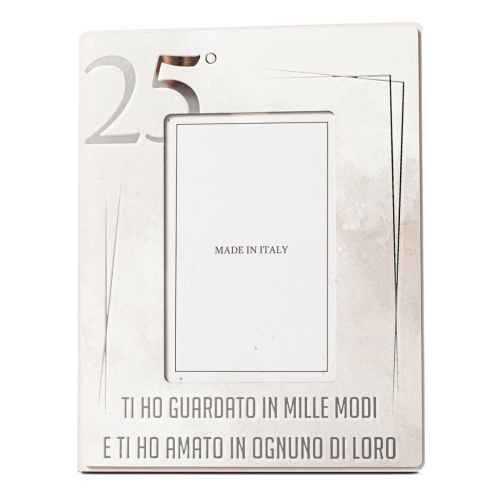 Bomboniere 2025 Linea Nozze d\'Argento 25° Anniversario Portafoto - Alta Qualità