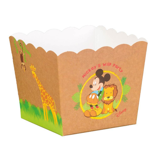Scatoline Portaconfetti Bomboniere Disney topolino nella savana