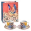 Bomboniere Matrimonio 2027 Maioliche Set 2 tazzine con piattino e shopper