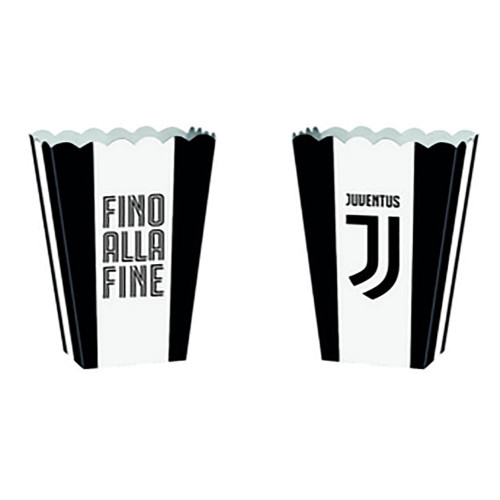 4 contenitori per festa tema Juventus