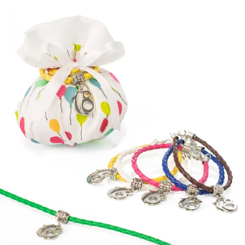 Bomboniere 18 Anni Braccialetti con ciondolo Diciottesimo Compleanno