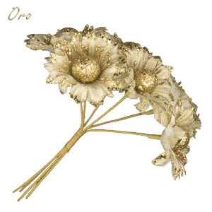 fiore oro per bomboniere