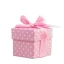scatoline portaconfetti pois rosa
